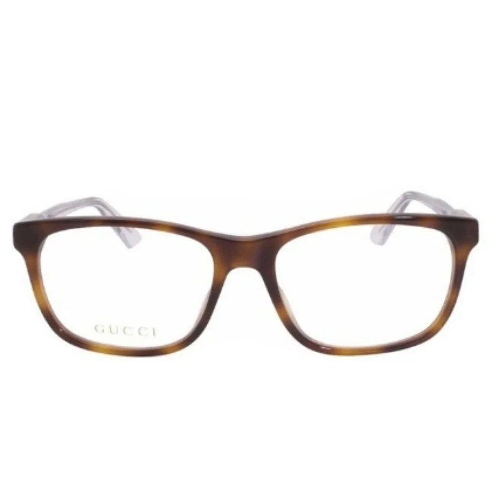 NEW GUCCI GG0490O 003 EYEGLASSES GUCCI GG0490O BROWN CLEAR EYEWEAR - Picture 2 of 6